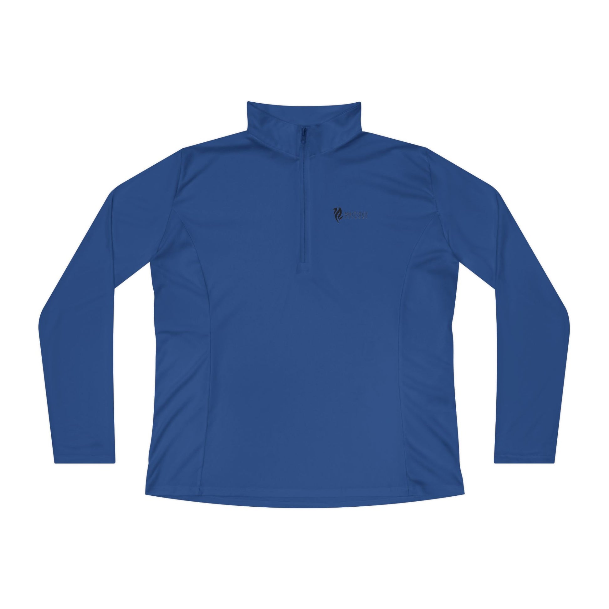 Born Ambitious Ladies Quarter-Zip Pullover - Stylish Activewear for Inspiration and Motivation