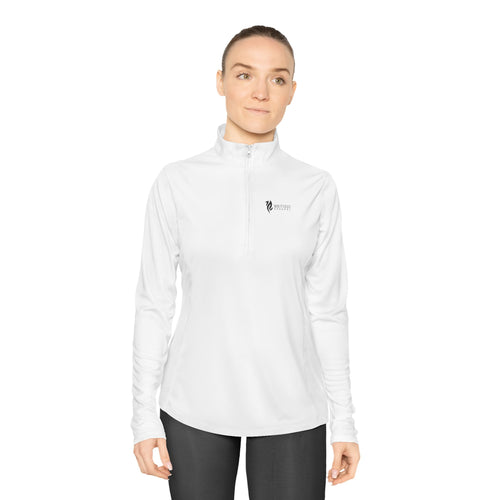 Born Ambitious Ladies Quarter-Zip Pullover - Stylish Activewear for Inspiration and Motivation