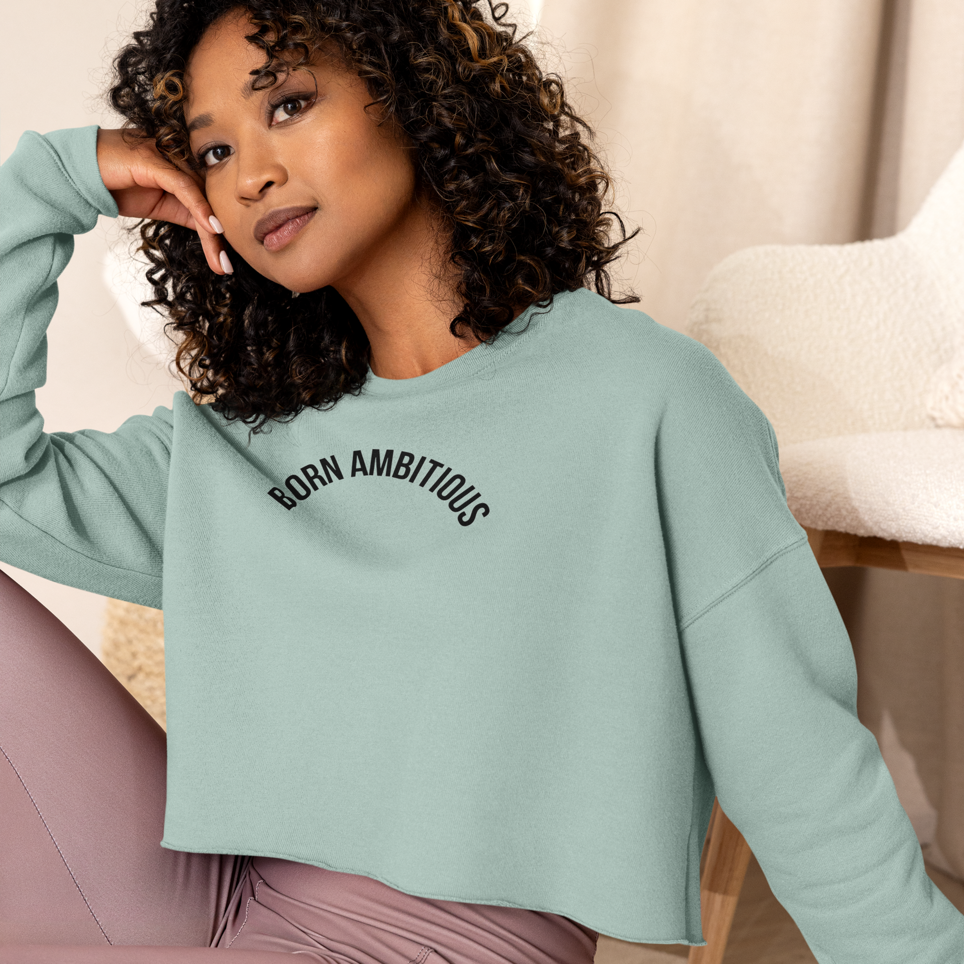 Mbitiouz Crop Sweatshirt
